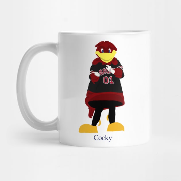 South Carolina Mascot Cocky Drawing by tysonstreet